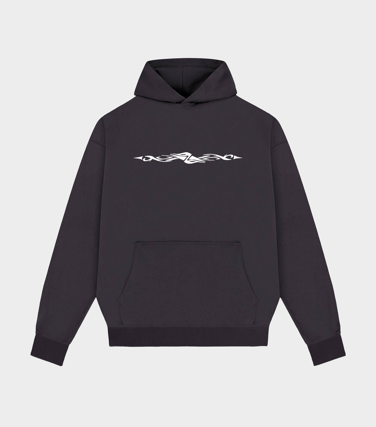 Navy Tribal Wave Beach Hoodie